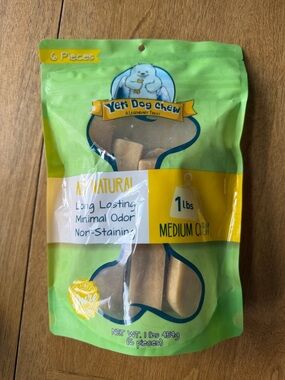 Yeti Dog Chew Himalayan cheese 1lb Pack